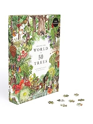 Around the World in 50 Trees Box and Puzzle Pieces