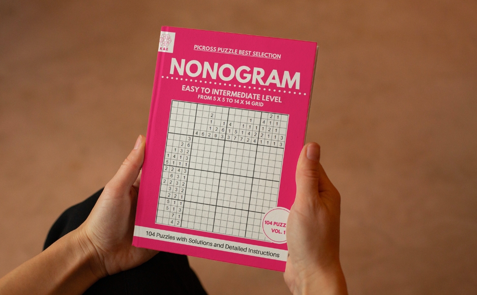 nonogram puzzle book cover