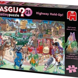 Wasgij, Retro Destiny 21 – Highway Hold Up! [1000 pieces]