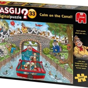 Wasgij, Retro Original 33 – Calm On The Canal [1000 pieces]