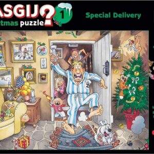 Wasgij, Retro Christmas 1 – Special Delivery [1000 pieces]