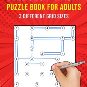 Bridges Puzzle Book for Adults: 144 Hashi Puzzles | 3 Different Grid Sizes